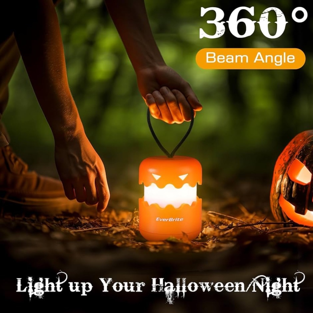 Everbrite halloween pumpkin lantern lamp light